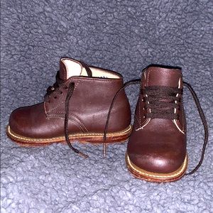 All leather sole toddler boy shoes size 5